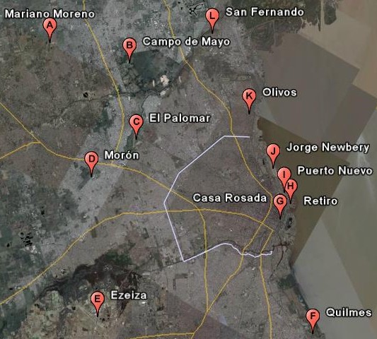 Click aqu� para ver este mapa en GoogleEarth